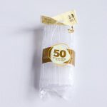 סכום רגיל סכינים | צבע קרם | 50 יחידות