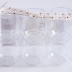 כוסות איכותיות חלקות עם פס זהב | 5 יחידות