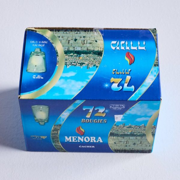 מארז 72 נריות | זמן בעירה 4 שעות